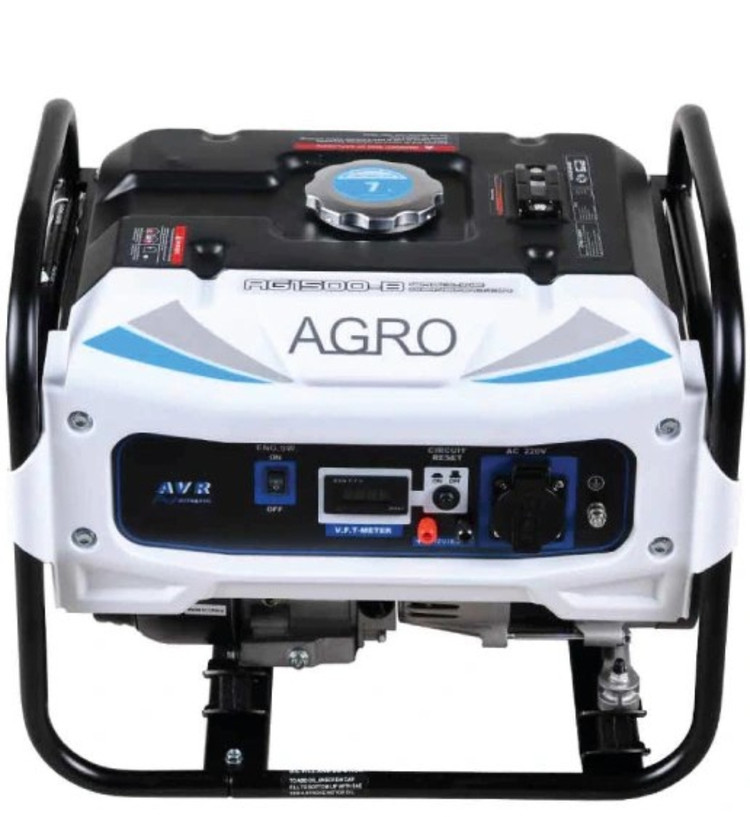 موتور برق بنزینی اگرو مدل AG1500B ظرفیت ۱.۳ کیلووات تک فاز